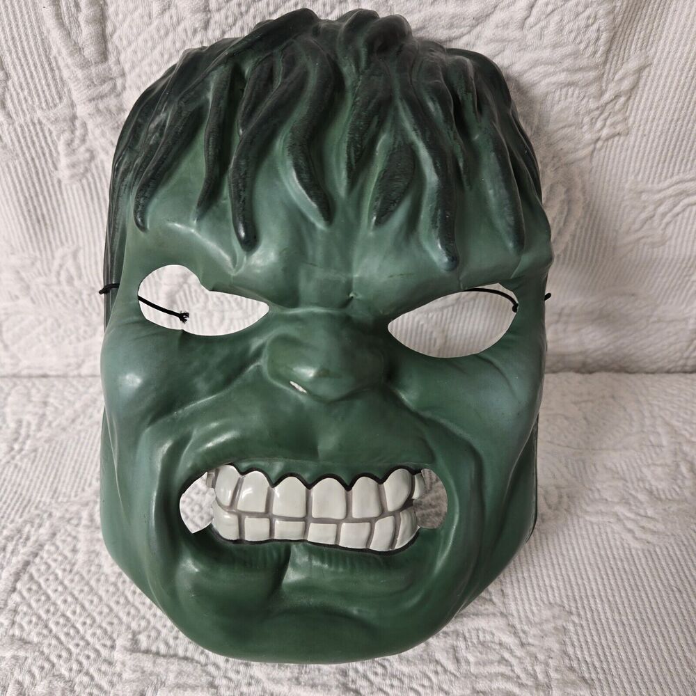 2000s Hulk Marvel Mask Halloween Avengers Super Hero Disney Y2K Cosplay Costume